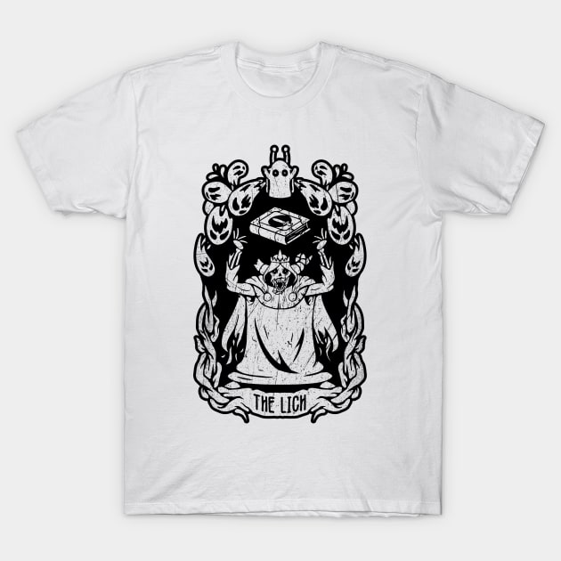 Adventure time The lich King, tarot card design of The Lich King from adventure time T-Shirt by The Japanese Fox